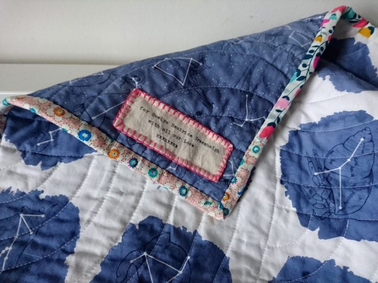 Quilt Label with love